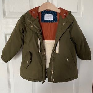 Zara toddler parka